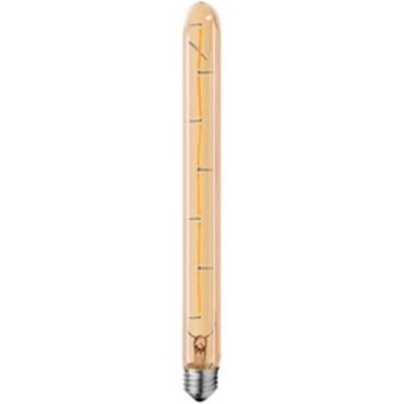 Лампа LED Filament E27 Tube 6W 2700K Dimmable Amber