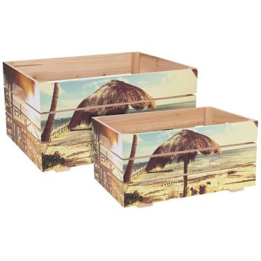 Кутии tropical print