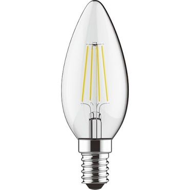 Лампа LED Filament E14 Candle 5W 2700K 2парчета