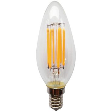 Лампа LED Filament E14 Candle 6W 2700K Dimmable