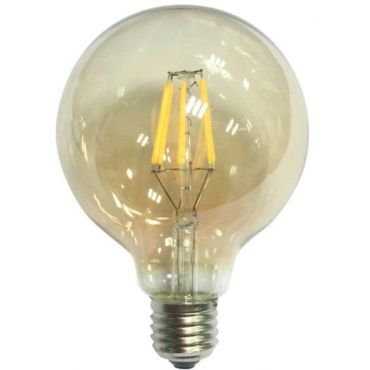 Лампа LED Filament E27 Globe 6W 2700K Dimmable Amber