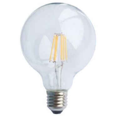 Лампа LED Filament E27 Globe 6W 2700K Dimmable G95