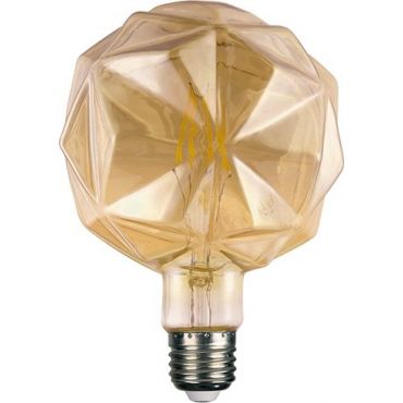 Лампа LED Filament E27 Лилаc 6W 2700K Dimmable Amber