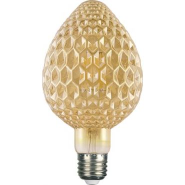 Лампа LED Filament E27 Mava 6W 2700K Dimmable Amber