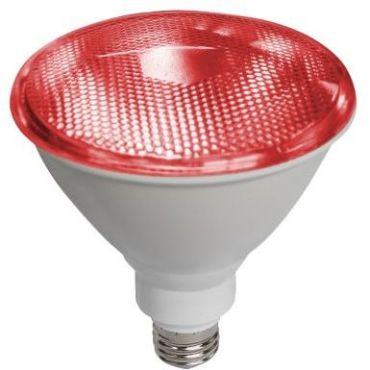 Лампа LED E27 PAR38 10W Red