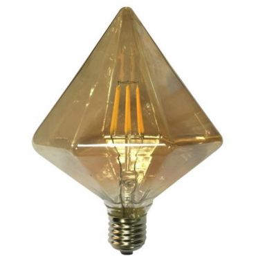 Лампа LED Filament E27 Tron 6W Dimmable Amber