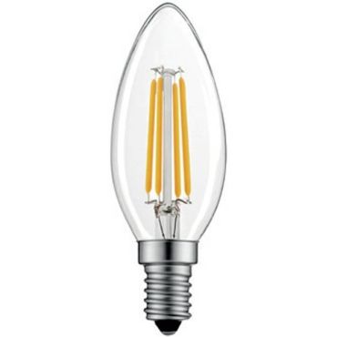 Лампа LED Filament E14 Candle 6W 4000K