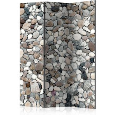 Преграда с 3 секции - Плажни камъчета [Разделители за стаи]