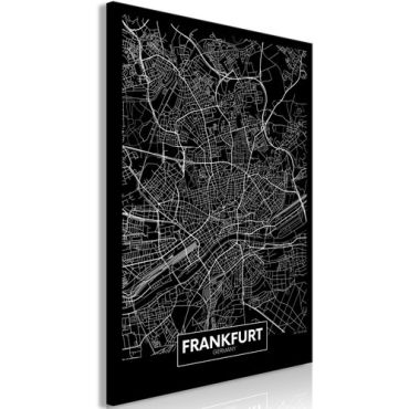 Таблица - тъмна карта на Франкфурт (1 част) вертикална