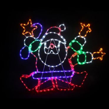 Фототръба с дизайн Dance Santa LED