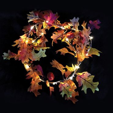 LED крушка Wreath with maple leaves