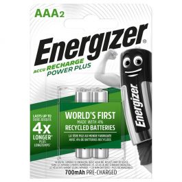 Презареждащи се батерии Energizer Power plus AAA-HR03 700mAh Ni-MH 1.2V