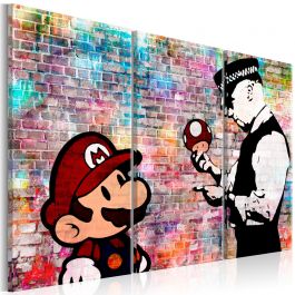 Canvas Seal - Rainbow Brick (Banksy)