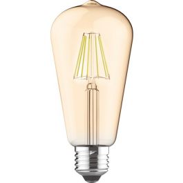 Лампа LED Filament E27 Edis 8W 2700K Dimmable Step Amber