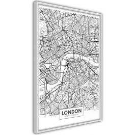 Плакат - Карта на града: Лондон